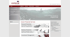 Desktop Screenshot of gowerfinancialservices.com